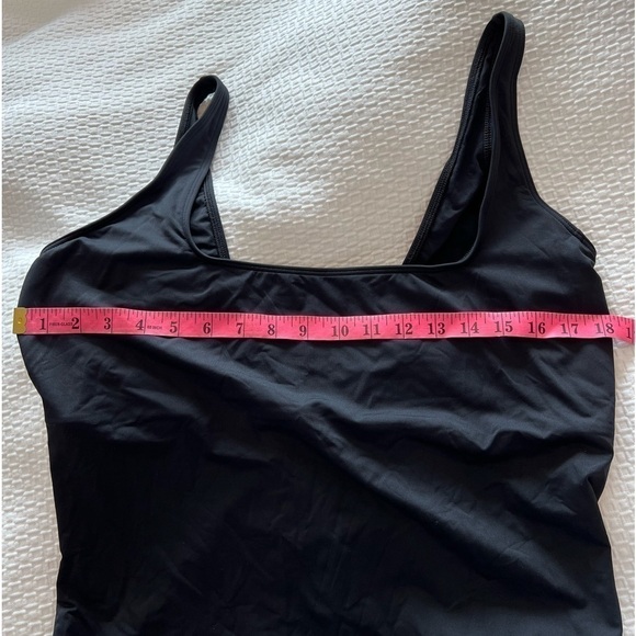 NWT Everlane The Square Neck One Piece Swimsuit in Black Size XXL - Picture 10 of 16